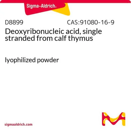 Sigma-Aldrich 脱氧核糖核酸,单链 来源于小牛胸腺,冻干粉