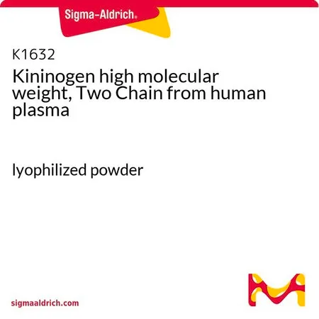 Sigma-Aldrich Kininogen high molecular weight, Two Chain 来源于人类血浆,冻干粉