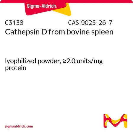 Sigma-Aldrich 组织蛋白酶D 来源于牛脾脏,冻干粉,≥2.0单位/mg蛋白