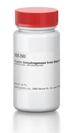 Sigma-Aldrich D-Lactic Dehydrogenase from Staphylococcus epidermidis,冻干粉,≥80单位/mg固体
