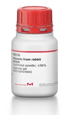 Sigma-Aldrich 白蛋白 来源于兔血清，冻干粉，≥96%（琼脂糖凝胶电泳）