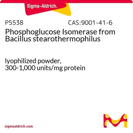 Sigma-Aldrich 磷酸葡糖异构酶 来源于嗜热脂肪芽胞杆菌,冻干粉,300- 1,000单位/mg蛋白质