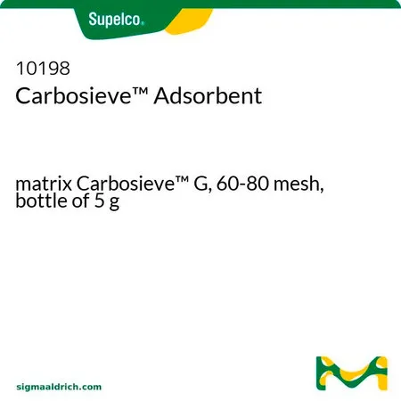 默克Supelco Carbosieve 吸附剂，基质Carbosieve G，60-80目，5 g瓶装