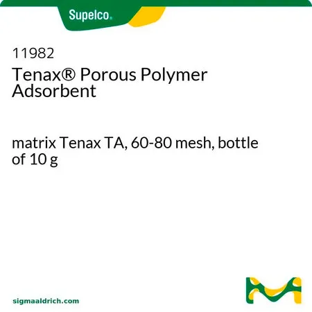 默克Supelco Tenax® 多孔聚合物吸附剂,基质Tenax TA,60-80目,10 g瓶装