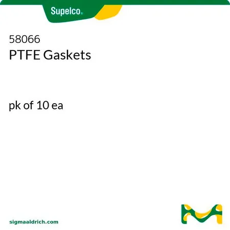 默克Supelco PTFE 垫圈，10个装