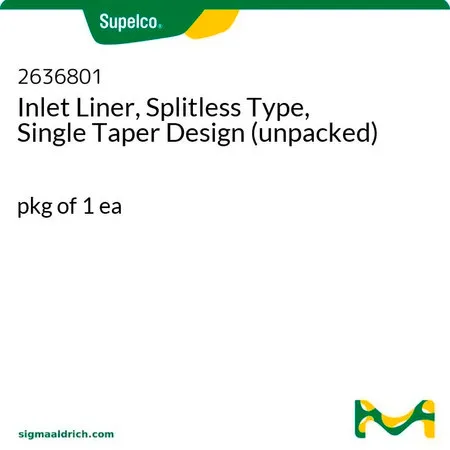 默克Supelco 进样口衬管,通用快速,包装:1个