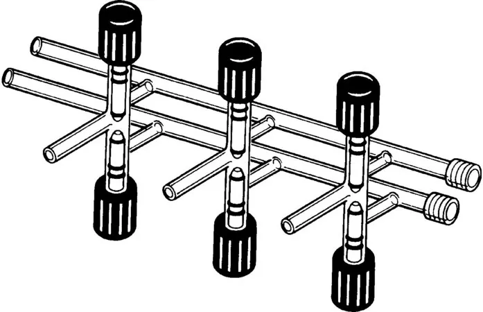 Sigma-Aldrich ACE Manifold with threaded stopcocks，位置，3