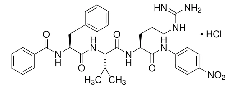 Sigma-Aldrich N-苯甲酰基-Phe-Val-Arg-对硝基苯胺 盐酸盐,显色,蛋白酶底物,≥98%(TLC),粉末