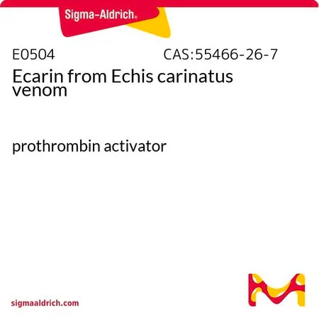 Sigma-Aldrich 依卡林 来源于锯鳞蝰 毒液,凝血酶原激活剂