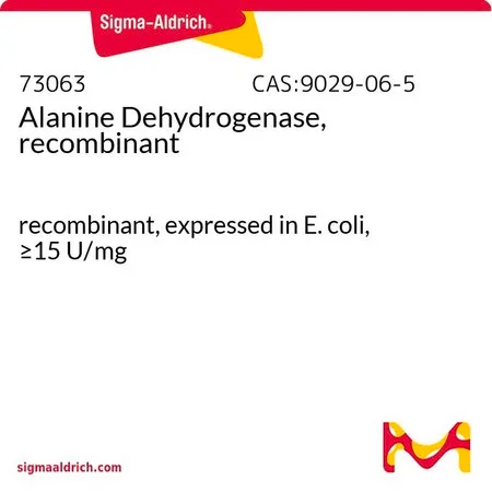 Sigma-Aldrich 丙氨酸脱氢酶,重组,重组体,在大肠杆菌中表达,≥15 U/mg
