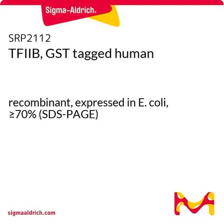Sigma-Aldrich TFIIB, GST tagged human,重组体,在大肠杆菌中表达,≥70%(SDS-PAGE)