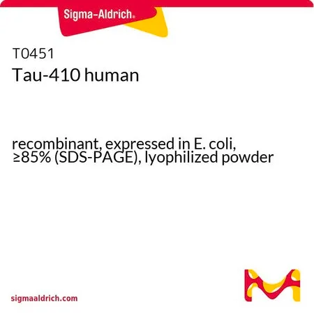 Sigma-Aldrich Tau-410 human,重组体,在大肠杆菌中表达,≥85%(SDS-PAGE),冻干粉末