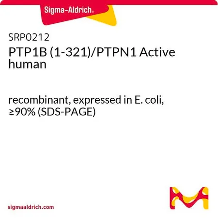 Sigma-Aldrich PTP1B (1-321)/PTPN1 Active human,重组体,在大肠杆菌中表达,≥90%(SDS-PAGE)