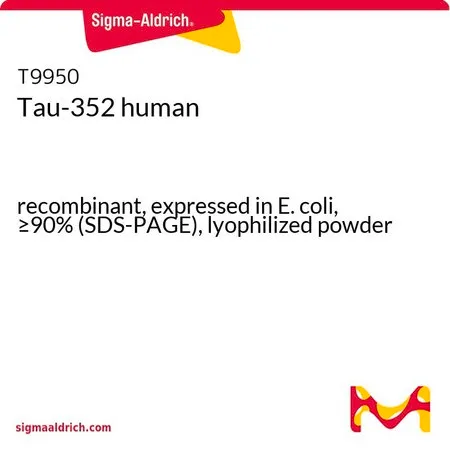 Sigma-Aldrich Tau-352 human,重组体,在大肠杆菌中表达,≥90%(SDS-PAGE),冻干粉末