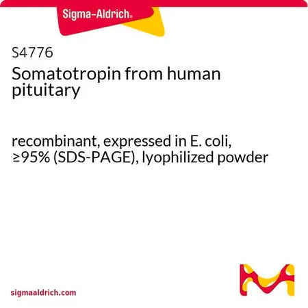 Sigma-Aldrich Somatotropin from human pituitary,重组体,在大肠杆菌中表达,≥95%(SDS-PAGE),冻干粉末