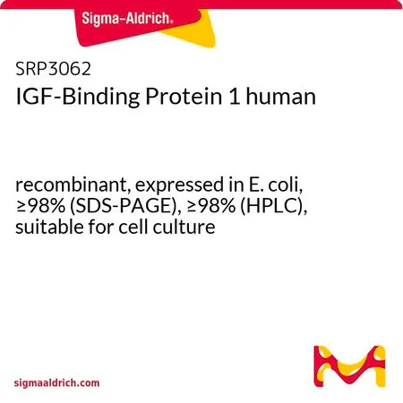 Sigma-Aldrich IGF-Binding Protein 1 human，重组体，在大肠杆菌中表达，≥98%（SDS-PAGE），≥98%（HPLC），适用于细胞培养