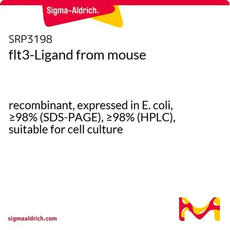 Sigma-Aldrich flt3-配体 来源于小鼠,重组体,在大肠杆菌中表达,≥98%(SDS-PAGE),≥98%(HPLC),适用于细胞培养