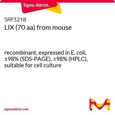 Sigma-Aldrich LIX (70 aa) from mouse,重组体,在大肠杆菌中表达,≥98%(SDS-PAGE),≥98%(HPLC),适用于细胞培养