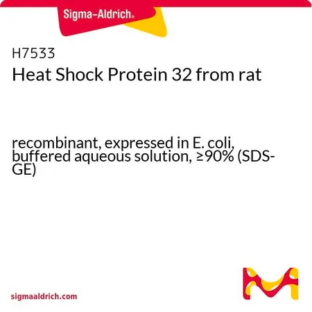 Sigma-Aldrich Heat Shock Protein 32 from rat，重组体，在大肠杆菌中表达，缓冲水溶液，≥90%（SDS-GE）