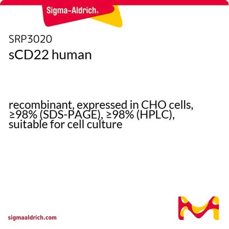 Sigma-Aldrich sCD22 human,重组,在CHO细胞中表达,≥98%(SDS-PAGE),≥98%(HPLC),适用于细胞培养