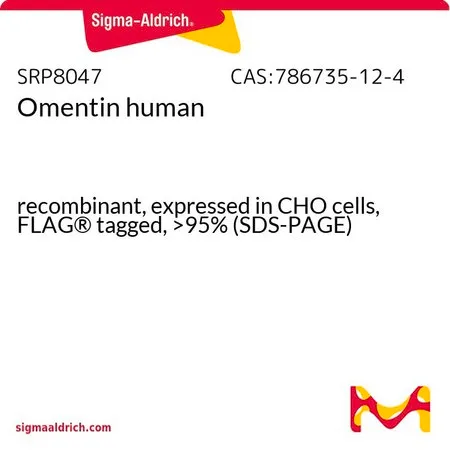 Sigma-Aldrich Omentin human,重组体,在CHO细胞中表达,FLAG®标记,>95%(SDS-PAGE)