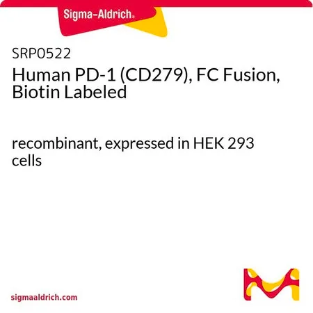Sigma-Aldrich Human PD-1 (CD279), FC Fusion, Biotin Labeled,重组,在HEK 293细胞中表达