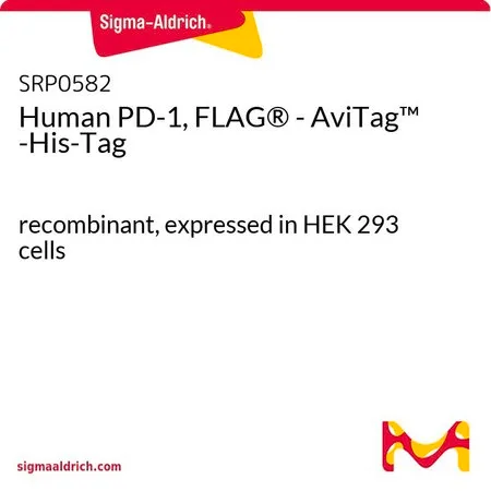 Sigma-Aldrich Human PD-1, FLAG® - AviTag™ -His-Tag,重组,在HEK 293细胞中表达