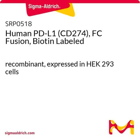 Sigma-Aldrich Human PD-L1 (CD274), FC Fusion, Biotin Labeled,重组,在HEK 293细胞中表达