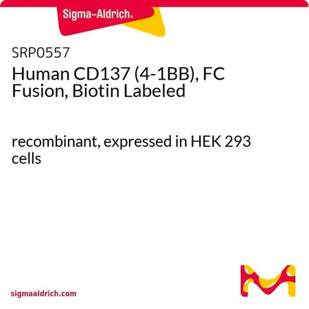 Sigma-Aldrich Human CD137 (4-1BB), FC Fusion, Biotin Labeled,重组,在HEK 293细胞中表达