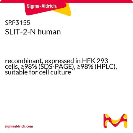 Sigma-Aldrich SLIT-2-N human,重组体,在HEK 293细胞中表达,≥98%(SDS-PAGE),≥98%(HPLC),适用于细胞培养