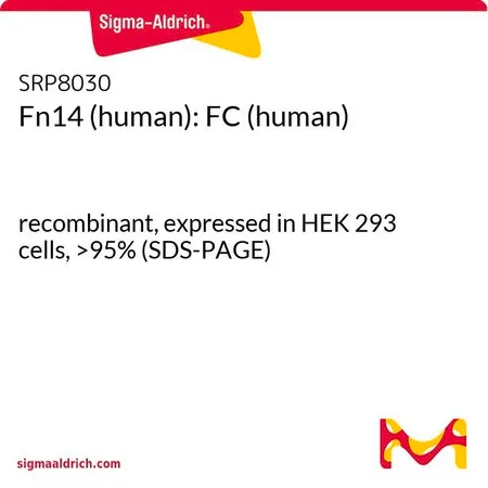 Sigma-Aldrich Fn14 (human): FC (human),重组体,在HEK 293细胞中表达,>95%(SDS-PAGE)