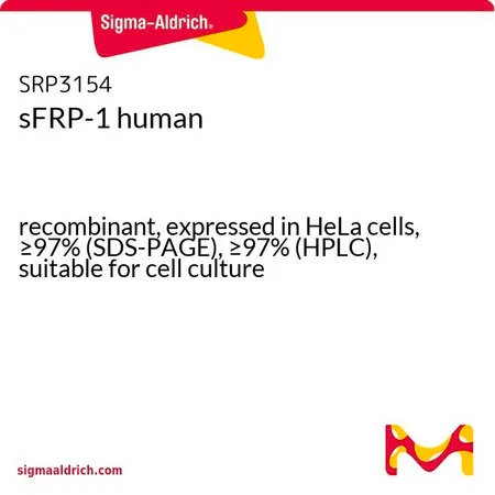 Sigma-Aldrich sFRP-1 human,重组体,在HeLa细胞中表达,≥97%(SDS-PAGE),≥97%(HPLC),适用于细胞培养
