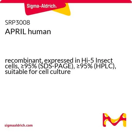 Sigma-Aldrich APRIL human,重组,在Hi-5昆虫细胞中表达,≥95%(SDS-PAGE),≥95%(HPLC),适用于细胞培养