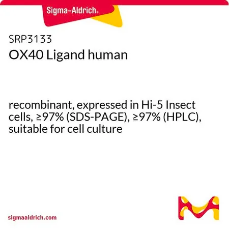 Sigma-Aldrich OX40 Ligand human,重组,在Hi-5昆虫细胞中表达,≥97%(SDS-PAGE),≥97%(HPLC),适用于细胞培养
