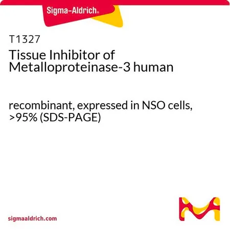Sigma-Aldrich Tissue Inhibitor of Metalloproteinase-3 人,重组,在NSO细胞中表达,>95%(SDS-PAGE)