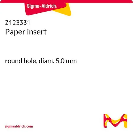 Sigma-Aldrich 纸衬垫，圆孔，直径5.0 mm