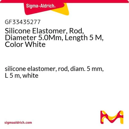 Sigma-Aldrich Silicone Elastomer, Rod, Diameter 5.0Mm, Length 5 M, Color White，硅橡胶，棒，直径5 mm，长5 m，白色