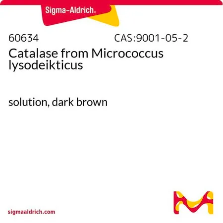 Sigma-Aldrich 过氧化氢酶 来源于溶壁微球菌，溶液，深棕色