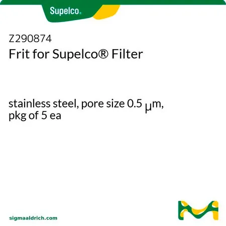 默克Supelco Supelco® 过滤器的筛板，不锈钢，孔径0.5 μm，5个包装