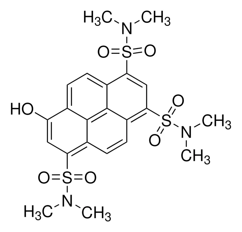 Sigma-Aldrich 8-Hydroxy-N,N,N′,N′,N″,N″-hexamethylpyrene-1,3,6-trisulfonamide,适用于荧光,≥95%(HPCE)