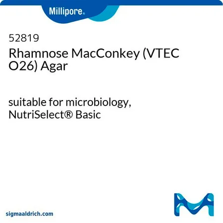 默克密理博 Rhamnose MacConkey (VTEC O26) Agar，适用于微生物学，NutriSelect® Basic