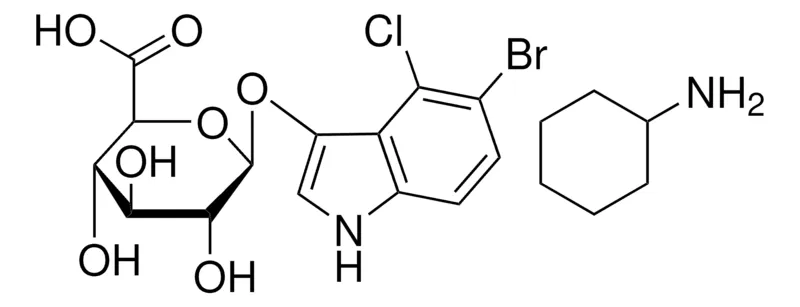 Sigma-Aldrich 5-溴-4-氯-3-吲哚基 β-D-葡糖醛酸 环己铵盐,平板