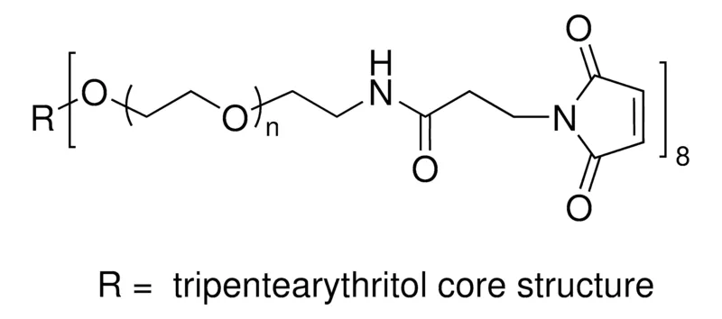 Sigma-Aldrich 8arm-PEG20K-Maleimide，平均MN 20,000，马来酰亚胺，三季戊四醇核，硫醇反应性