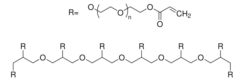 Sigma-Aldrich 8arm-PEG20K-Acrylate，平均Mn 20,000，丙烯酸酯，三季戊四醇核