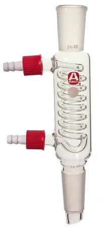 Sigma-Aldrich Aldrich® coiled condenser with SafetyBarb® hose connectors,无护套,长200 mm,接头:ST/NS 24/40