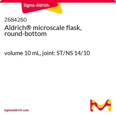 Sigma-Aldrich Aldrich® microscale flask, round-bottom，体积10 mL，接头：ST/NS 14/10
