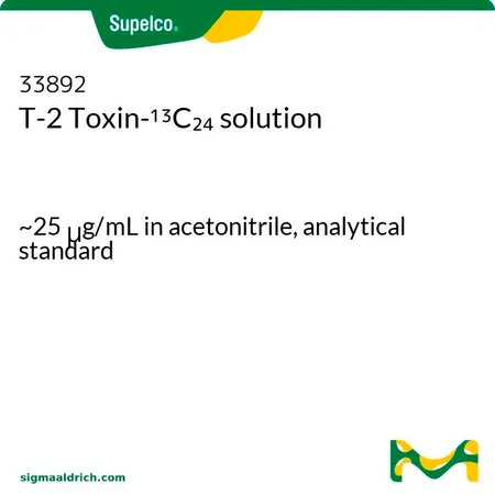 默克Supelco T-2 毒素-13C24 溶液,乙腈中约25 μ g/mL,分析标准品