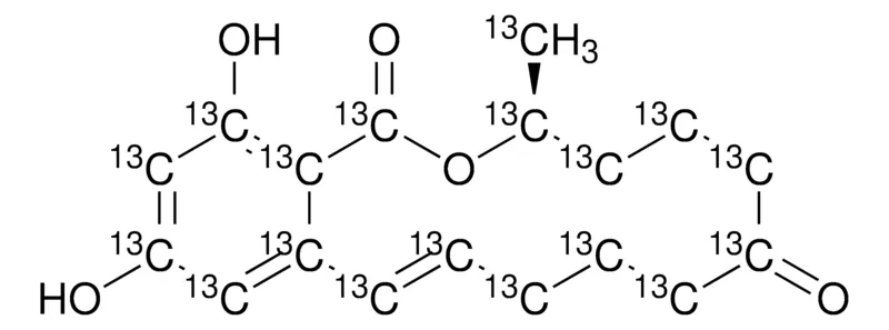 默克Supelco 玉米烯酮-13C18 溶液,乙腈中约25 μ g/mL,分析标准品