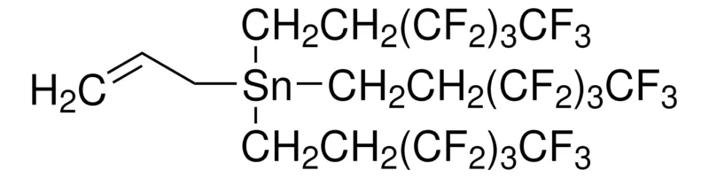 Sigma-Aldrich 烯丙基三(3,3,4,4,5,5,6,6,6-九氟己基)锡烷，约90%