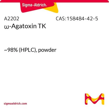 Sigma-Aldrich ω-Agatoxin TK,~98%(HPLC),粉末